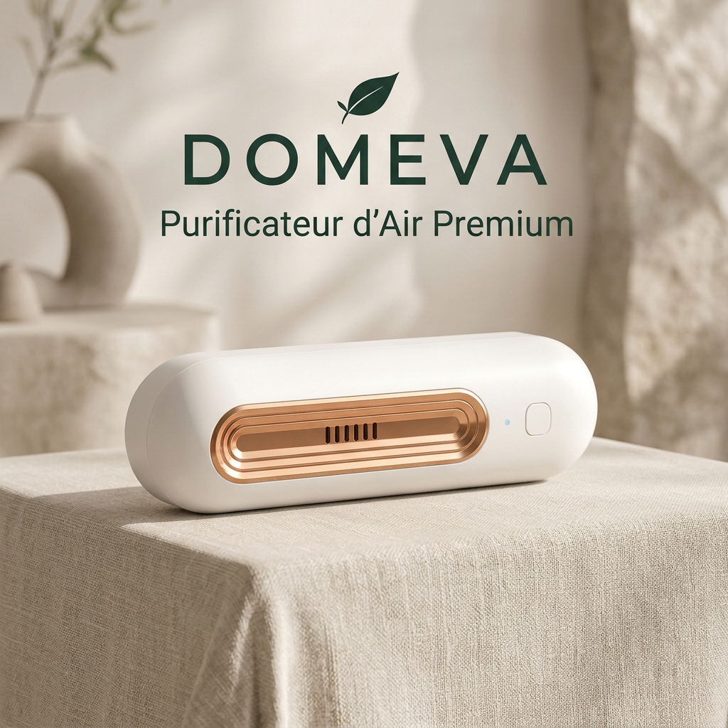 Appareil anti-odeurs DOMEVA Pure, compact et rechargeable par USB domeva